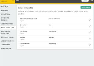 Position Has Been Filled Email Template How to Use Email Templates In Hirehive