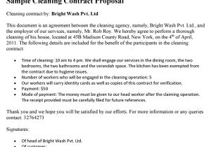 Post Construction Cleaning Proposal Template Post Construction Cleaning Proposal Template One Piece