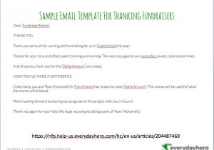 Post event Follow Up Email Template Everydayhero Uk Post event Communications