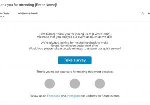 Post event Survey Email Template Email Templates for Marketing Your Next event eventchain
