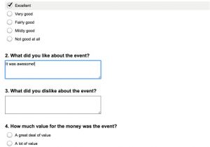 Post event Survey Email Template How to Send A Survey to attendees with eventbrite 39 S