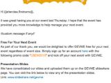 Post event Thank You Email Template event Email Templates Every event Planner Should Have