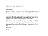Post Interview Thank You Email Template Post Interview Thank You Email 5 Free Sample Example