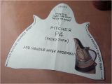 Pottery Templates Free Pitcher 4 Template Pottery Clay Pinterest Creative