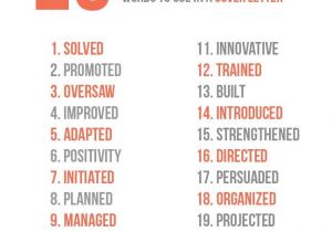 Power Phrases for Cover Letters 20 Powerful Words to Use In A Cover Letter Pictures