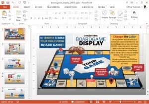 Power Point Game Templates Animated Board Game Powerpoint Template