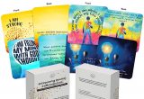 Power thought Cards (beautiful Card Deck) 60 Affirmation Cards with thought Provoking Empowering Questions Mindfulness Cards for Group and Self therapy Inspirational Self Care Gifts for