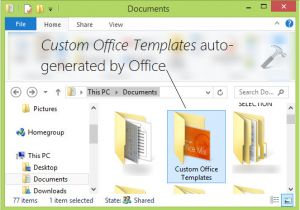 Powerpoint 2013 Custom Templates How to Change Custom Office Templates Folder Location In