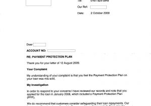 Ppi Claim Letter Template for Credit Card How to Write A Letter Bank About Ppi Claim
