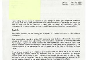 Ppi Claim Template Letter to Bank Reclaiming Ppi for Free Works Stepchange Moneyaware