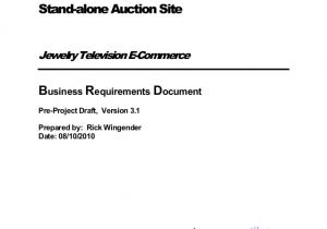 Prd Document Template A Product Requirements Document Prd Sample