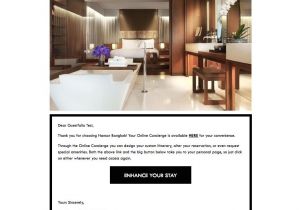 Pre Arrival Email Template Capture Your Guests Pre Arrival with An 39 Enhance Your Stay