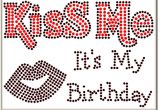 Pre Cut Sticky Flock Templates Pre Cut Sticky Flock Rhinestone Template Kiss Me by