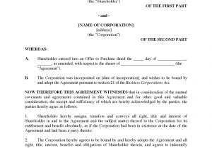 Pre Incorporation Contract Template Ontario Agreement to Adopt Pre Incorporation Contract
