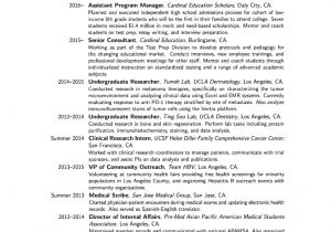 Pre Med Student Resume Anatomy Of A Successful Medical School Resume top