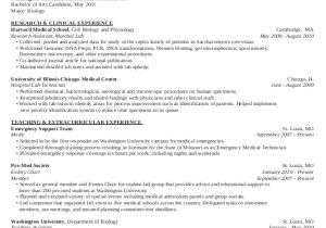 Pre Med Student Resume Medical Student Cv Sample 7 Examples In Word Pdf