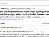 Predictable Revenue Email Templates Question Guidelines to Follow when Sending Outbound Email