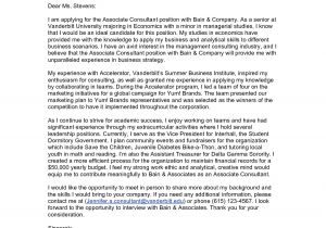 Premade Cover Letter Boston Consulting Group Cover Letter the Letter Sample