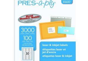 Pres A Ply Templates Pres A Ply Laser Address Labels 1 X 2 5 8 White 3000 Box