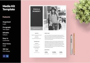 Press Pack Template 20 Media Kit Templates to Pitch Your Blog to Brands and