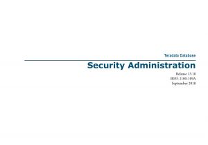 Pretend You Re Xyzzy Blank Card Code Security Administration Teradata Documentation Manualzz