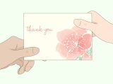 Print A Thank You Card How to Write A Thank You Card for Flowers 12 Steps