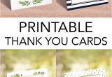 Print A Thank You Card Printable Thank You Cards by Littlesizzle Unique and