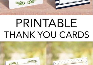 Print A Thank You Card Printable Thank You Cards by Littlesizzle Unique and