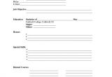 Print Blank Resume form Free Printable Blank Resume forms Career Termplate Builder