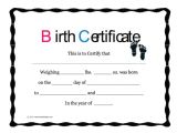 Printable Birth Certificate Template 15 Birth Certificate Templates Word Pdf Free