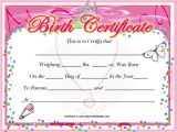 Printable Birth Certificate Template Birth Certificate Template 44 Free Word Pdf Psd