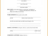 Printable Blank Resume Paper 9 Fill In Resume Template Professional Resume List