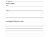 Printable Blank Resume Template Free 13 Best Images Of Simple Resume Worksheet College Brag
