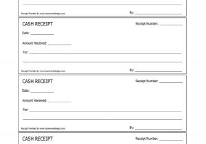 Printable Cash Receipt Template 8 Best Images Of Printable Blank Receipt form Template