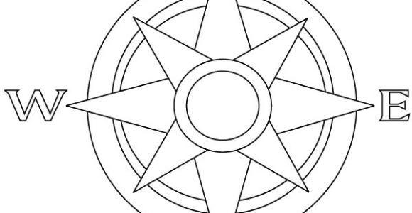 Printable Compass Rose Template Florida Template for Kids Small Printable Compass Rose