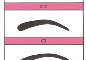 Printable Eyebrow Stencil Template 6 Best Images Of Printable Eyebrow Guides Free Printable