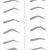 Printable Eyebrow Stencil Template Free Printable Eyebrow Stencils