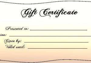 Printable Gift Certificate Template 30 Printable Gift Certificates Certificate Templates