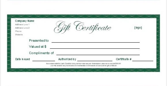 Printable Gift Certificate Template Free Gift Certificate Template and Tracking Log