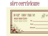 Printable Gift Certificate Template Free Printable Christmas Gift Certificates Search