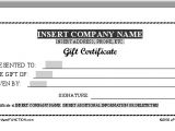 Printable Gift Certificate Template Printable Gift Certificate Template Cool Trials Ireland
