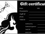 Printable Salon Gift Certificate Templates Gift Voucher Templates Gift Certificate Templates