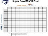 Printable Super Bowl Block Pool Template Printable Football Squares Activity Shelter