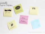 Printing On Post It Notes Template Printable Post It Notes Free Layout to Print and Make