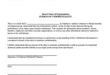 Privacy Contract Template top 4 formats Of Confidentiality Agreement Templates