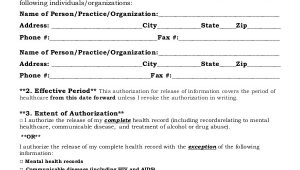 Privacy Release form Template 8 Sample Hipaa Release forms Sample Templates