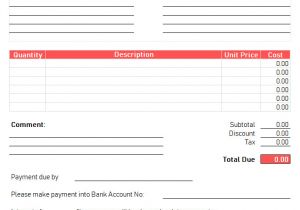 Pro forma Contract Template Proforma Invoice Template for Excel Free Excel Pdf