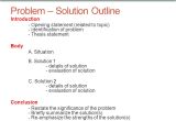 Problem solution Outline Template Academic English Iii Class 22 May 29 Ppt Download