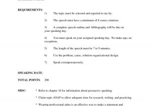 Problem solution Outline Template Best Photos Of Persuasive Speech Outline with References