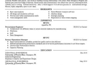 Procurement Engineer Resume Procurement Engineer Resume Sample Engineering Resumes